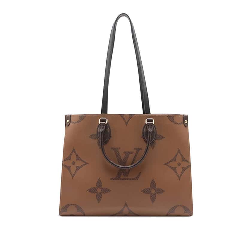 Louis Vuitton Monogram Reverse Giant OnTheGo MM Brown Good condition - Front View