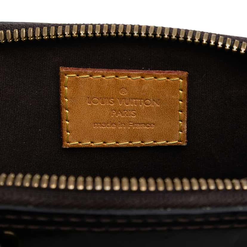 Louis Vuitton Monogram Vernis Alma BB Purple Leather Good condition - Box View