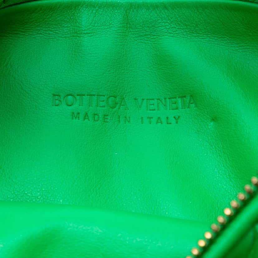 Bottega Veneta Mini Nappa Intrecciato Jodie Green Leather Very good condition - Box View