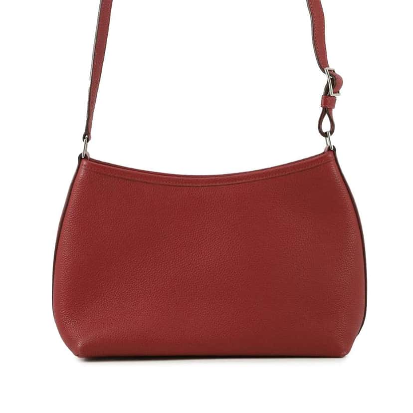 Hermès Togo Berlingot 23 Red Leather Good condition - Front View