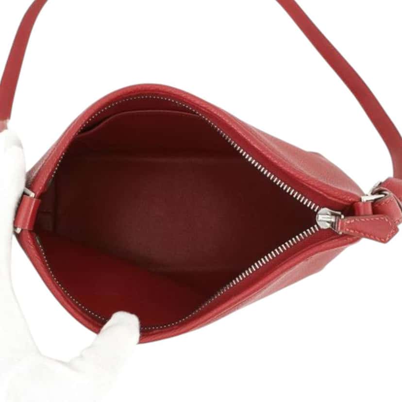 Hermès Togo Berlingot 23 Red Leather Good condition - Model View