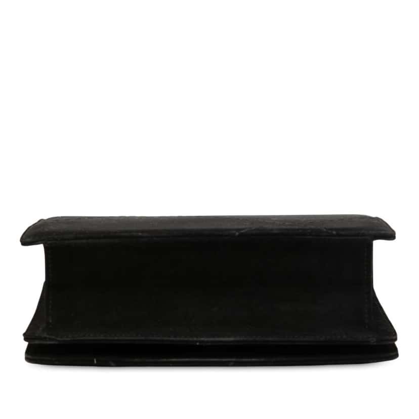 Salvatore Ferragamo Suede Satchel Black Leather Good condition - Inside View