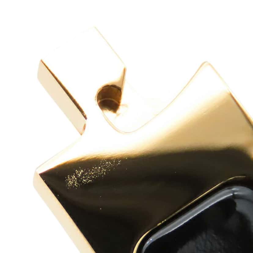 Hermès Narrow Enamel Clic H Bracelet PM Black Good condition - Model View