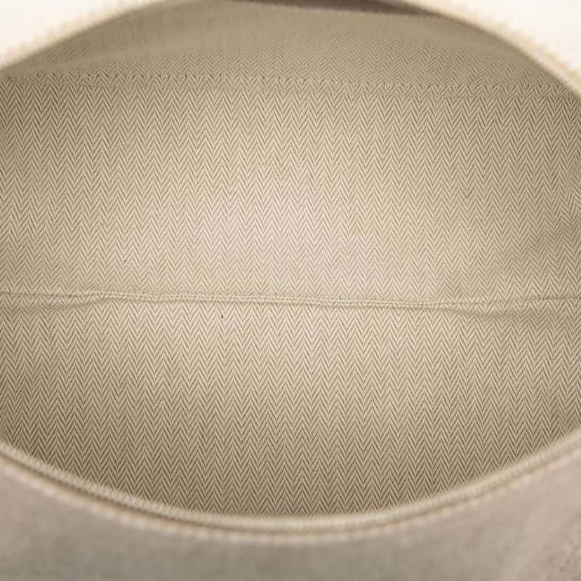 Hermès Large Wool Au Carre Bride A Brac Case Brown Wool Good condition - Model View