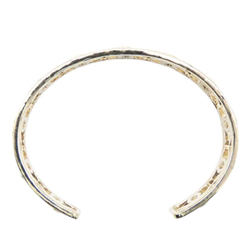 Chanel Gold Plated Multiple CC Cuff Bracelet S Gold Metal Good condition - Box View