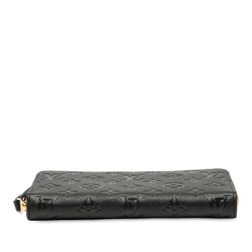 Louis Vuitton Monogram Empreinte Zippy Long Wallet Black Leather Good condition - Inside View