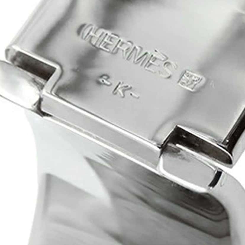 Hermès Wide Enamel Clic Clac H Bracelet PM Pink Good condition - Model View