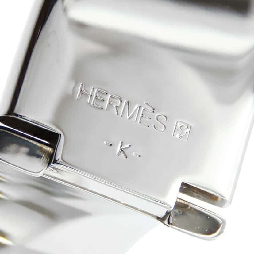 Hermès Wide Enamel Clic Clac H Bracelet PM Pink Good condition - Box View