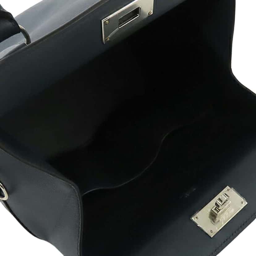 Hermès Evercolor Toolbox 20 Blue Leather Good condition - Model View