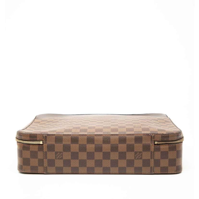 Louis Vuitton Damier Ebene Porte Ordinateur Sabana Brown Fair condition - Inside View