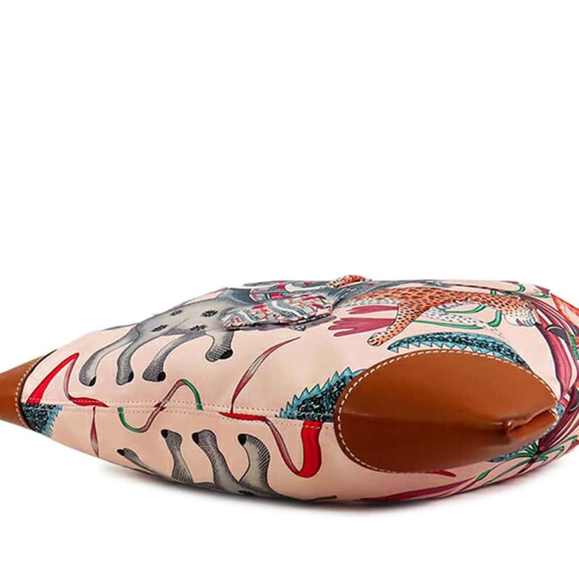 Hermès Silk La Marche Du Zambeze Silky City 33 Pink Silk Good condition - Inside View