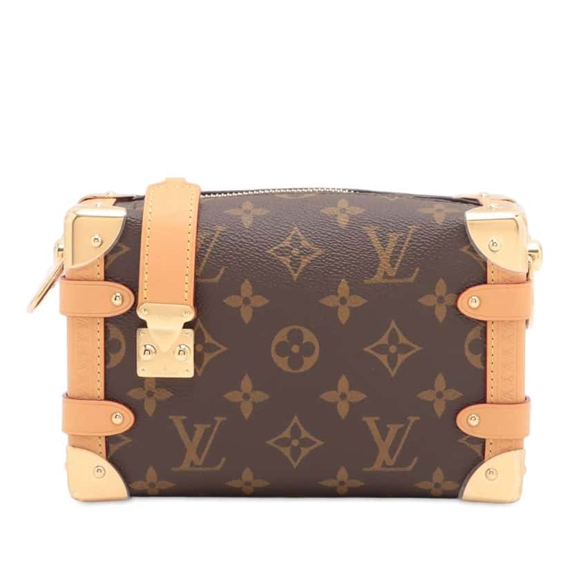 Louis Vuitton Monogram Side Trunk PM Brown Good condition - Back View