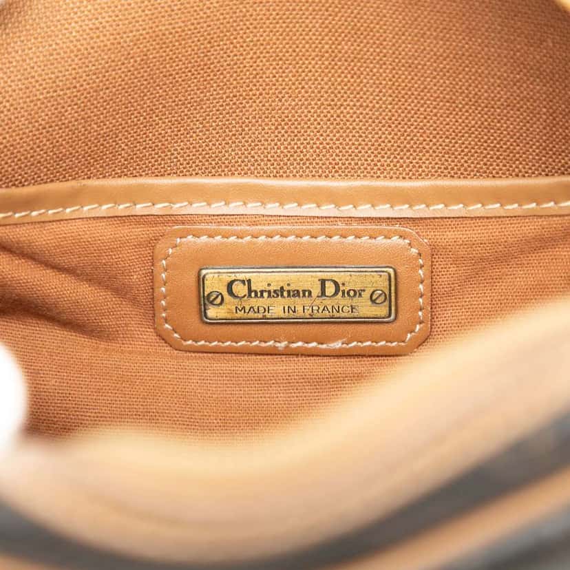 Dior Honeycomb Coated Canvas Crossbody Black Canvas Good condition - Box View