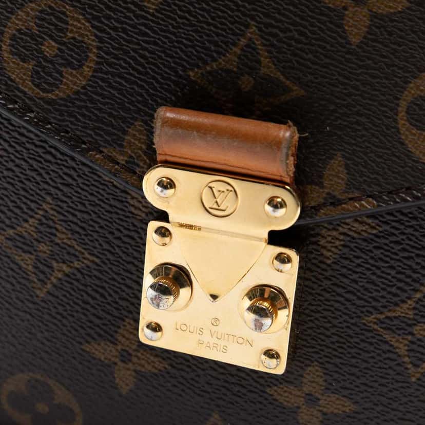 Louis Vuitton Monogram Pochette Metis Brown Good condition - Box View