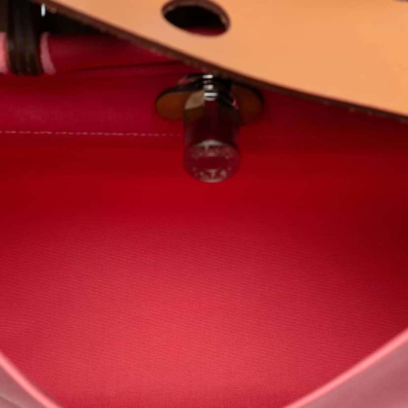 Hermès Toile Herbag Zip 31 Pink Canvas Good condition - Model View