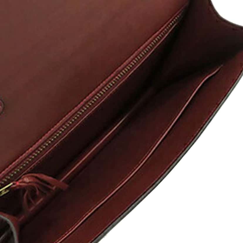 Hermès Box Calf Annie Red Leather Good condition - Model View