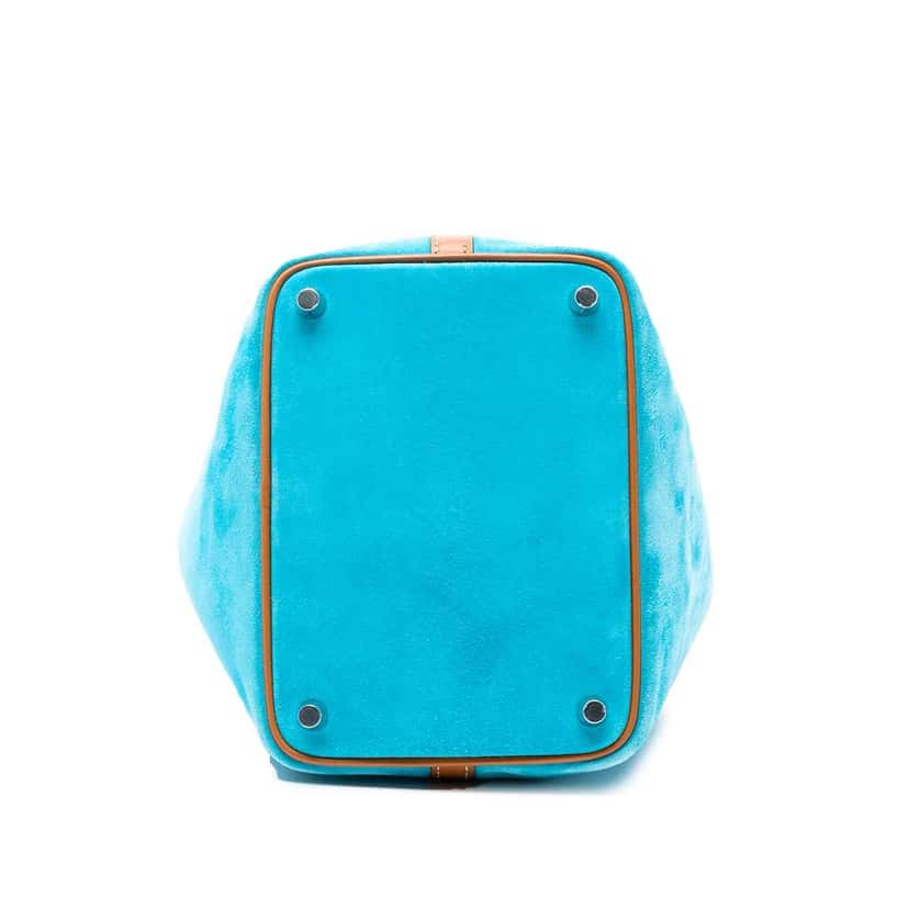 Hermès Doblis and Butler Picotin Lock 18 Blue Leather Good condition - Inside View