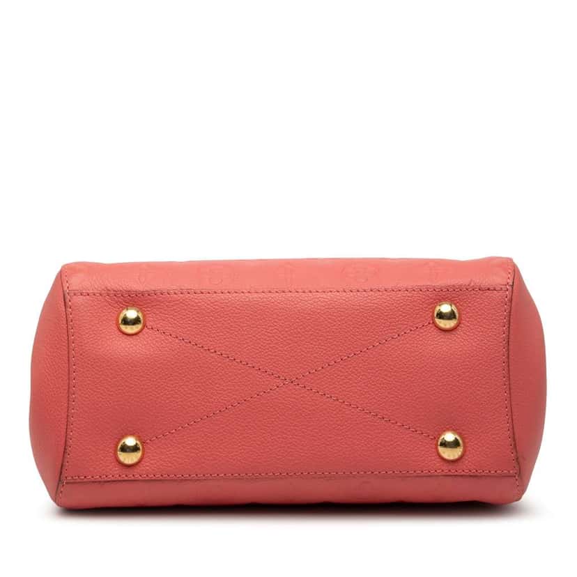 Louis Vuitton Monogram Empreinte Montaigne BB Pink Leather Very good condition - Inside View