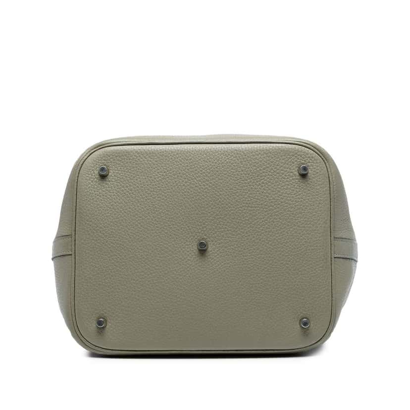 Hermès Clemence Picotin Lock 22 Grey Leather Good condition - Inside View