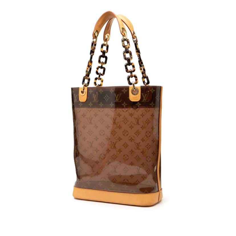 Louis Vuitton Monogram Cabas Sac Ambre MM Brown Good condition - Back View