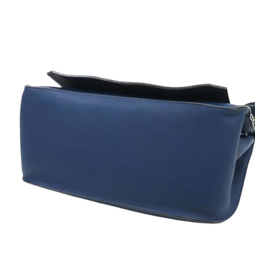 Hermès Swift Jypsiere 28 Blue Leather Good condition - Inside View