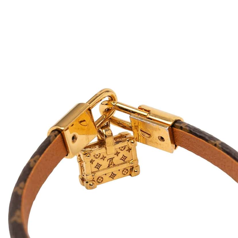 Louis Vuitton Monogram Petite Malle Keep It Bracelet Brown Good condition - Model View