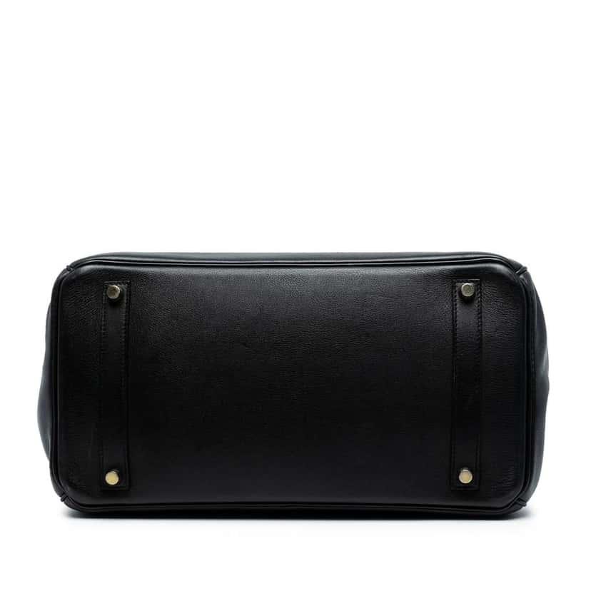 Hermès Swift Birkin Retourne 35 Black Leather Good condition - Inside View