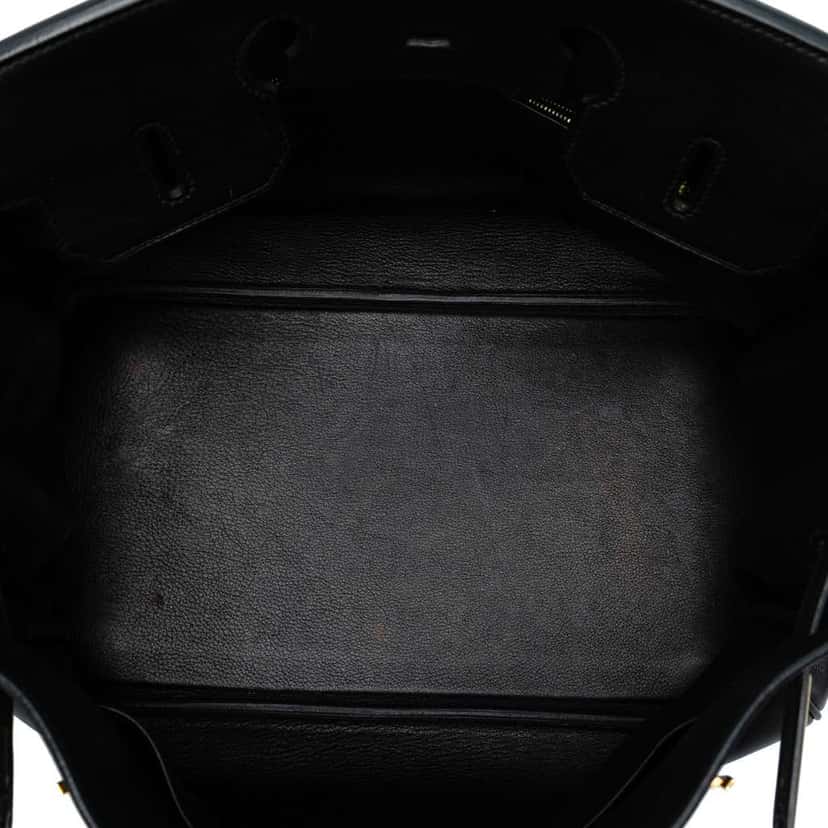 Hermès Swift Birkin Retourne 35 Black Leather Good condition - Model View