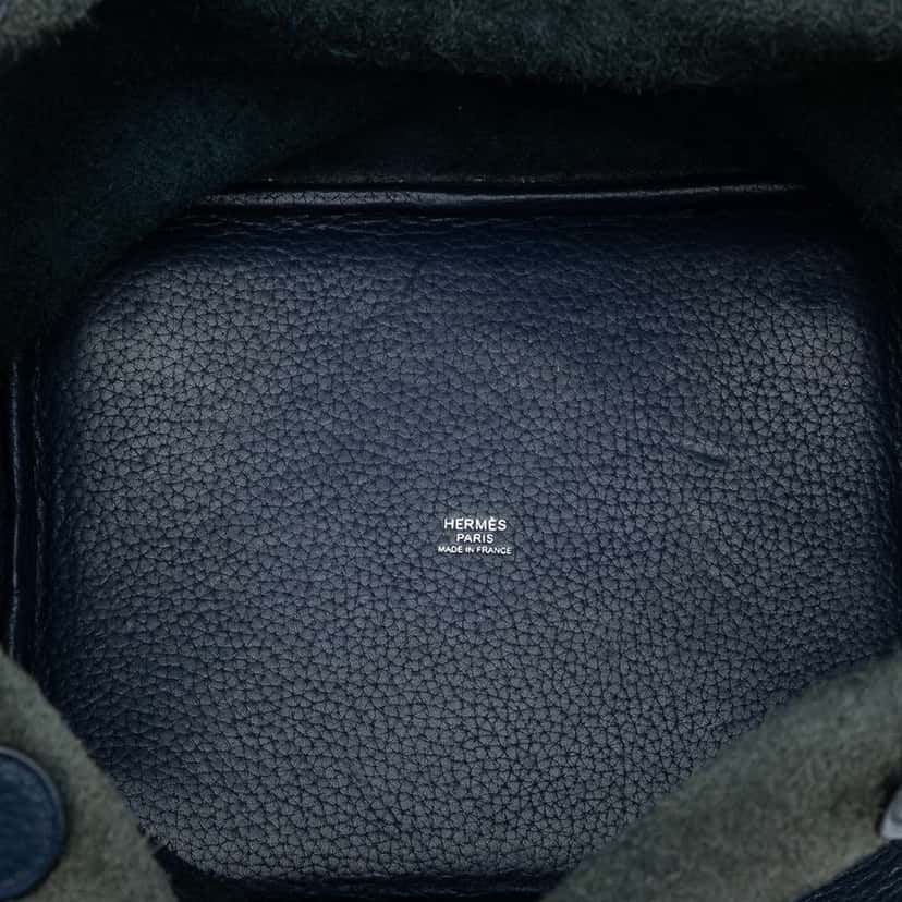 Hermès Clemence Picotin Lock 22 Blue Leather Good condition - Model View