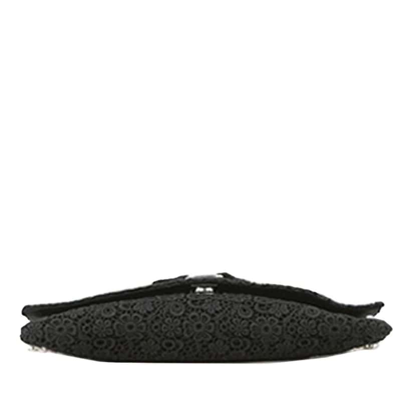 Salvatore Ferragamo Lace Vara Flap Crossbody Black Good condition - Inside View
