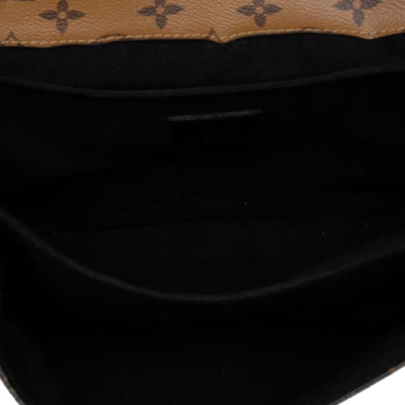 Louis Vuitton Monogram Reverse Pochette Metis Brown Good condition - Model View
