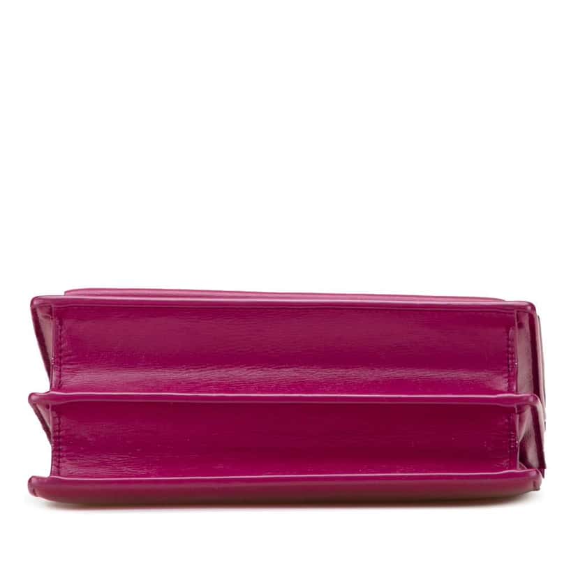 Saint Laurent Medium Leather Monogram Sunset Crossbody Purple Leather Good condition - Inside View
