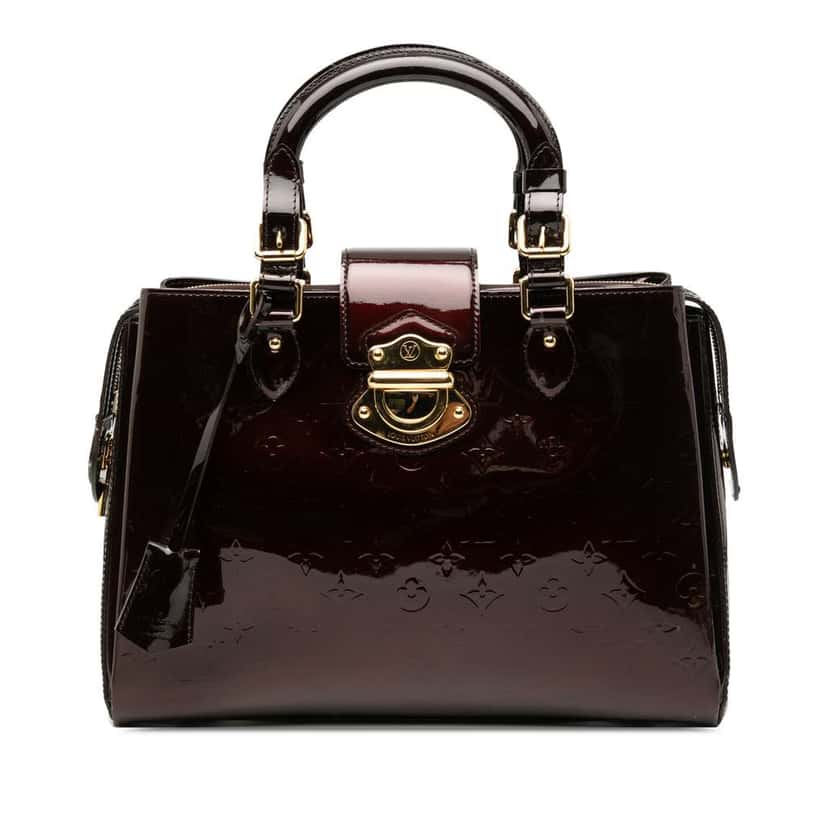 Louis Vuitton Monogram Vernis Melrose Avenue Purple Leather Good condition - Front View