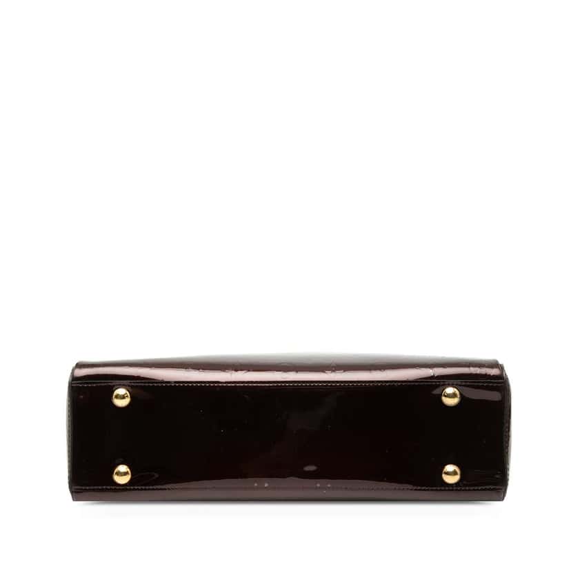 Louis Vuitton Monogram Vernis Melrose Avenue Purple Leather Good condition - Inside View