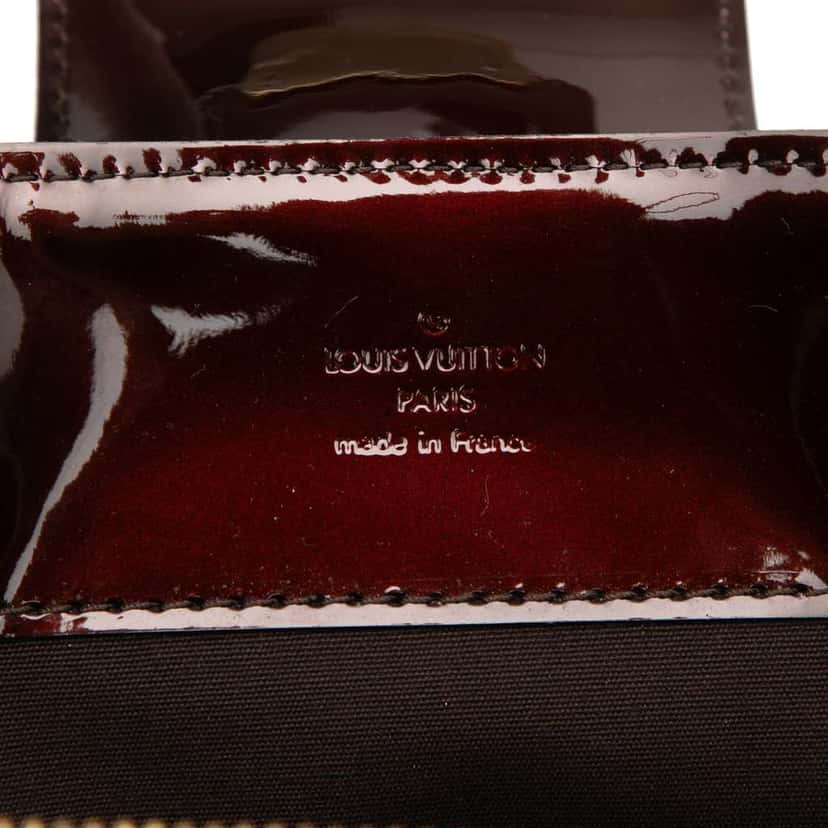 Louis Vuitton Monogram Vernis Melrose Avenue Purple Leather Good condition - Box View