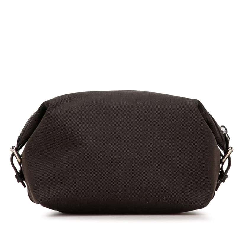 Prada Canapa Logo Canvas Pouch Brown Canvas Good condition - Inside View
