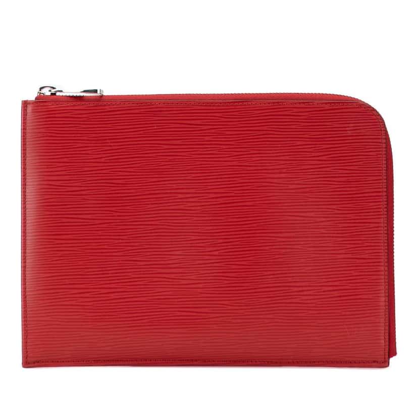 Louis Vuitton Epi Pochette Jour PM Red Leather Very good condition - Front View