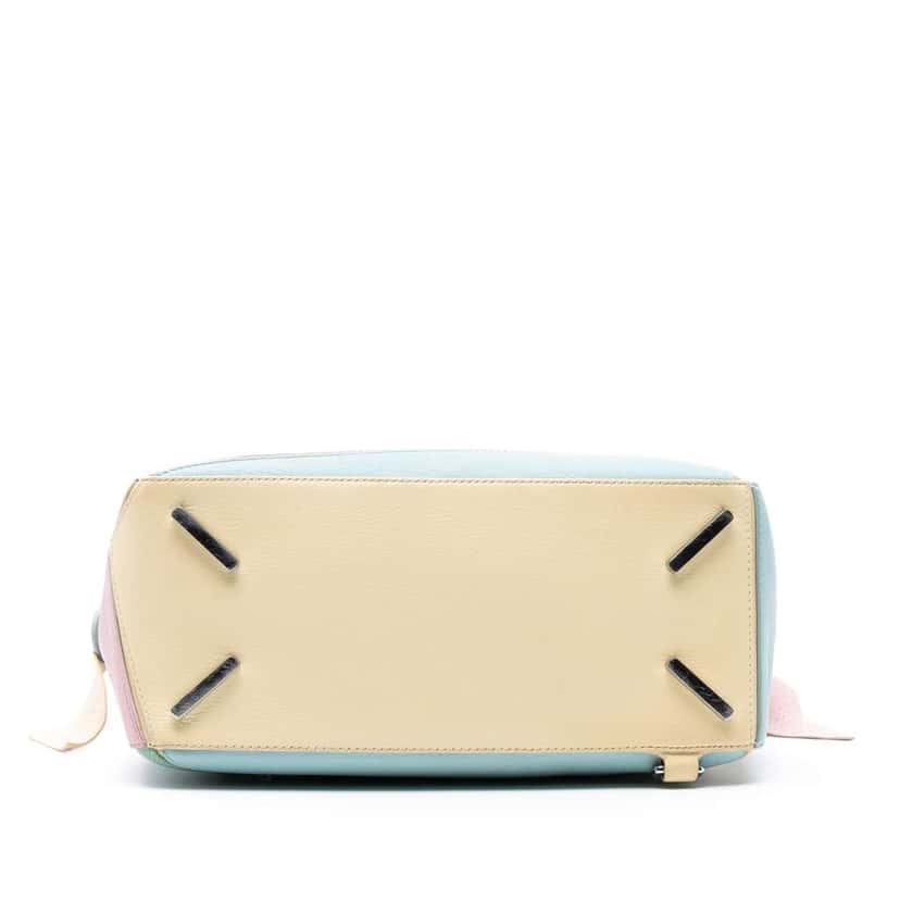 Loewe Medium Multicolor Leather Puzzle Satchel Pink Leather Good condition - Inside View