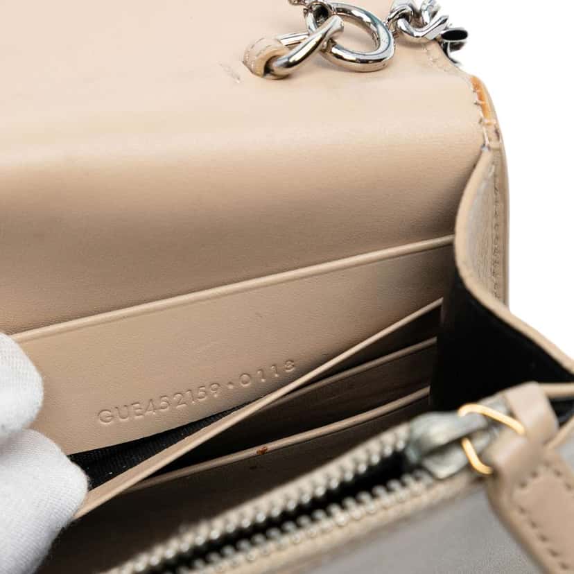 Saint Laurent Smooth Calfskin Monogram Kate Tassel Wallet on Chain Brown Leather Very good condition - Box View
