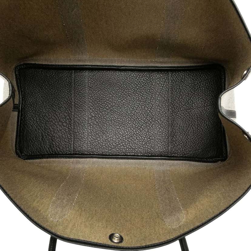 Hermès Toile and Negonda Garden Party 49 Grey Canvas Good condition - Model View