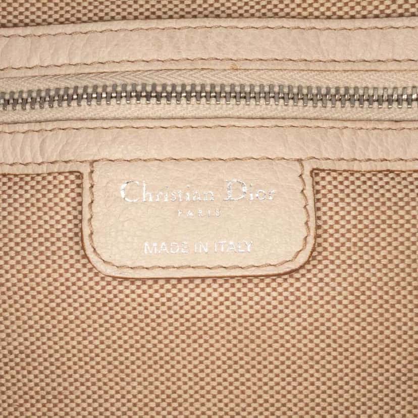 Dior Canvas Cannage Print Cherie Tote Brown Canvas Good condition - Box View