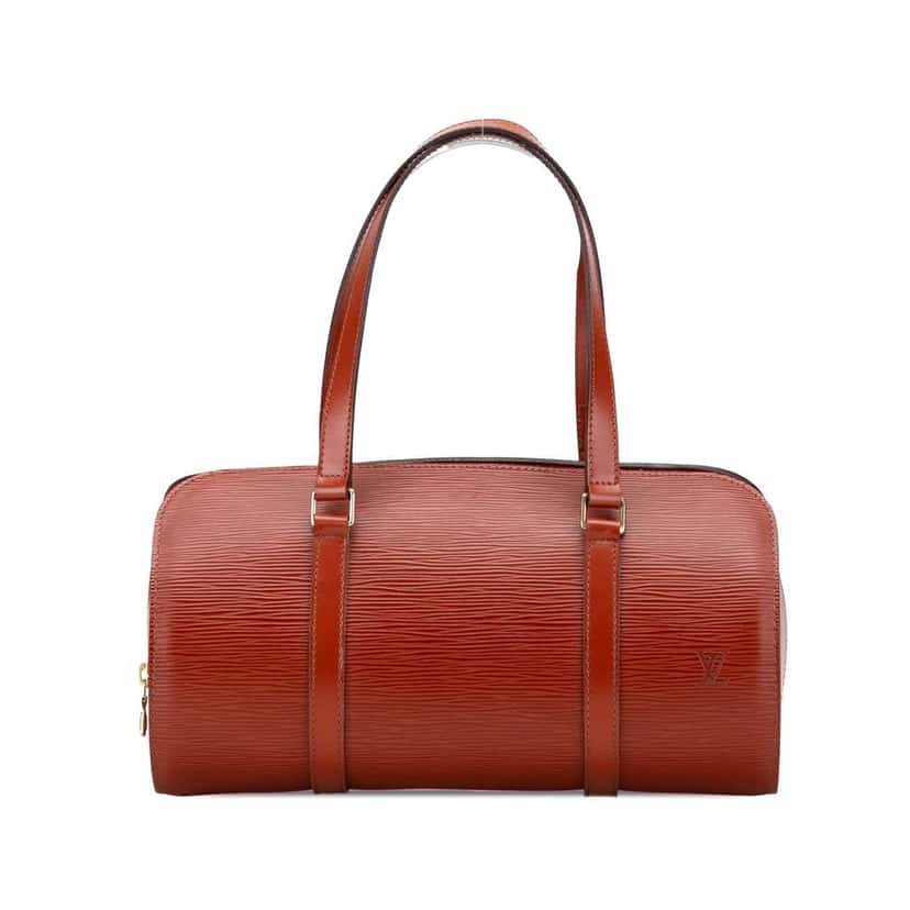 Louis Vuitton Epi Soufflot Brown Leather Good condition - Front View