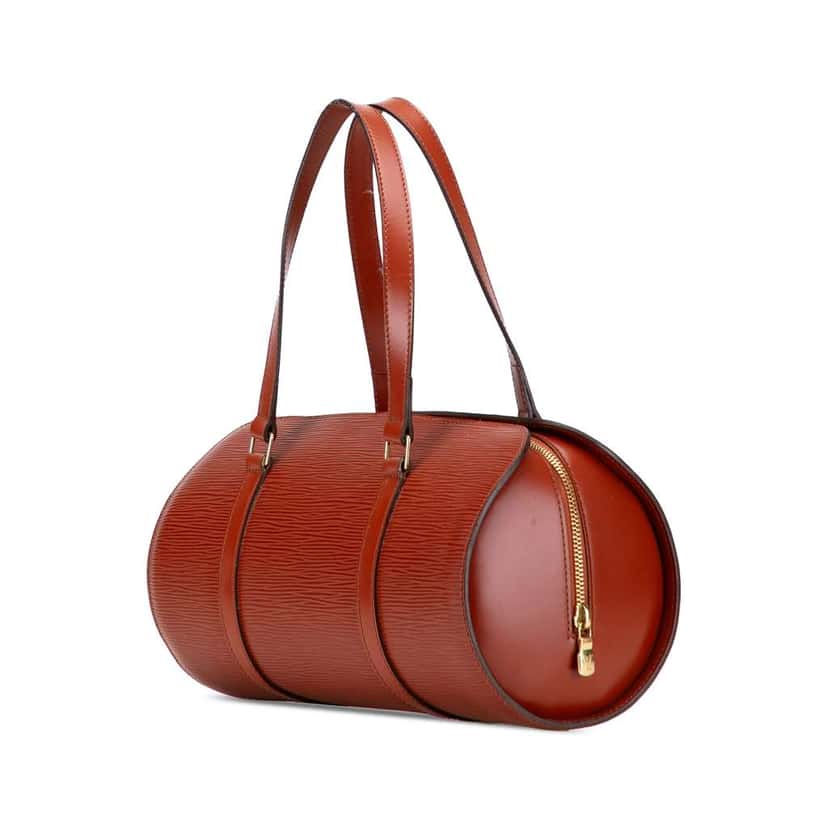 Louis Vuitton Epi Soufflot Brown Leather Good condition - Back View