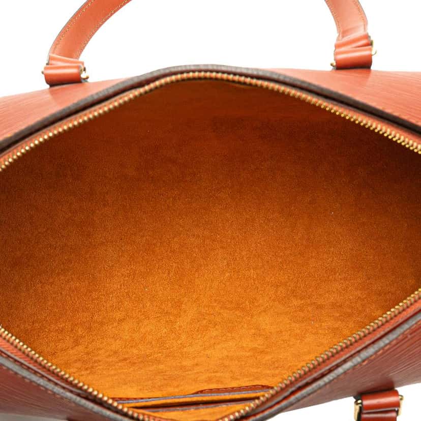 Louis Vuitton Epi Soufflot Brown Leather Good condition - Model View