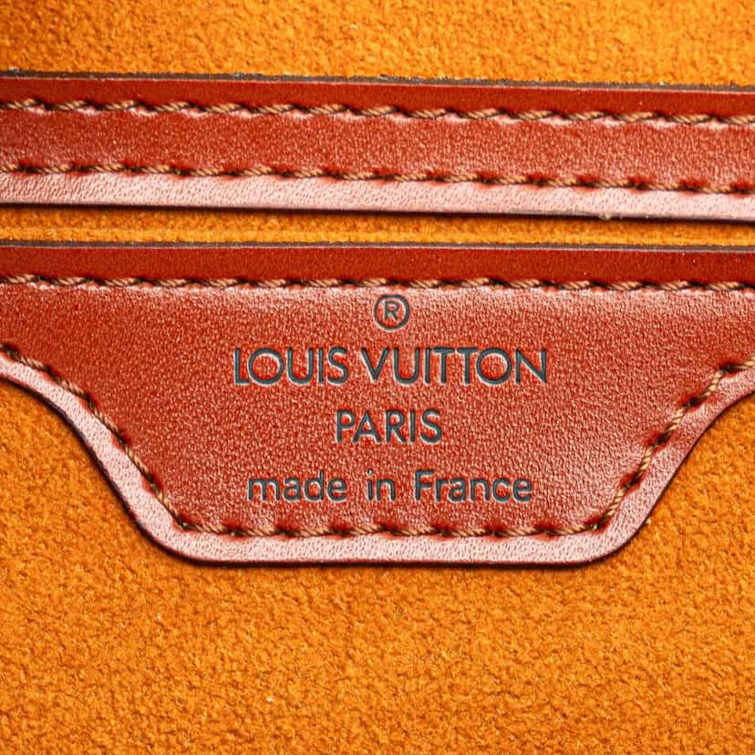 Louis Vuitton Epi Soufflot Brown Leather Good condition - Box View