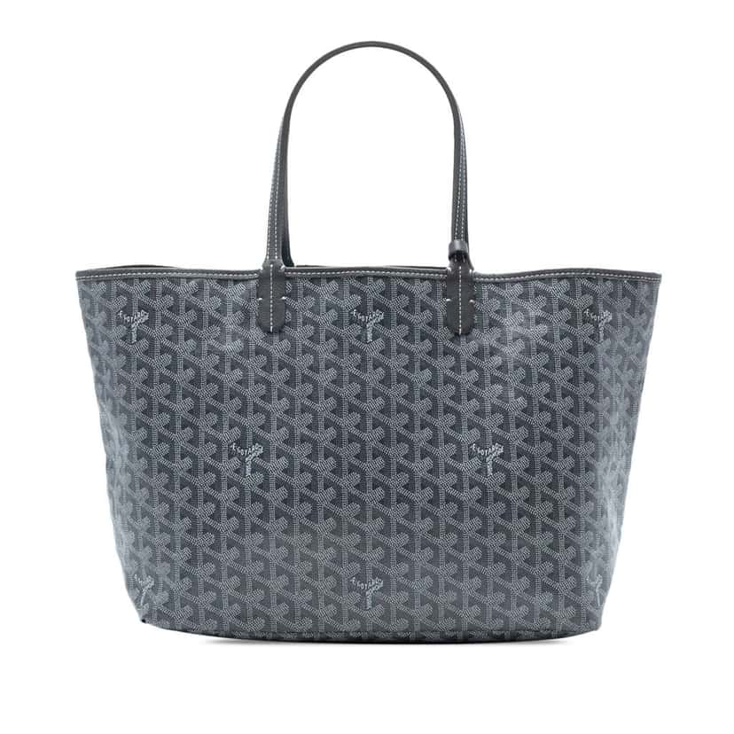 Goyard Goyardine Saint Louis PM Grey Canvas Good condition - Front View