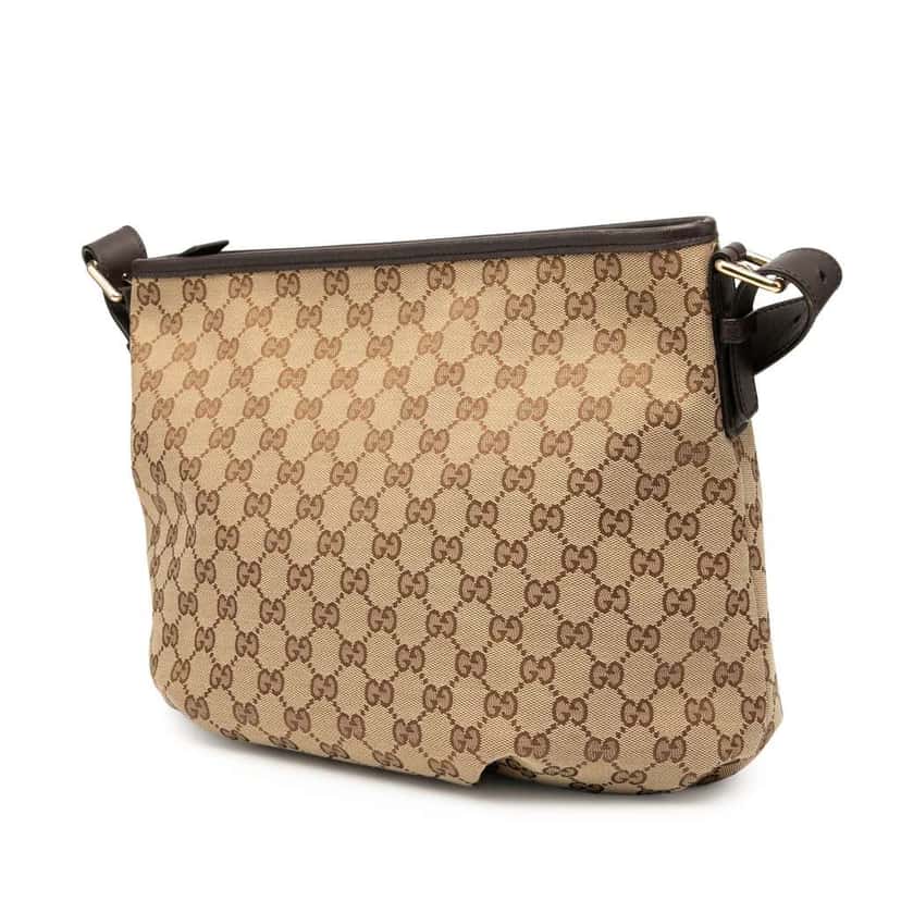 Gucci GG Canvas Crossbody Brown Canvas Very good condition - Back View