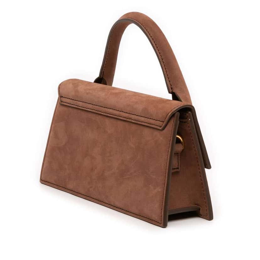 Jacquemus Suede Le Chiquito Long Brown Leather Good condition - Back View