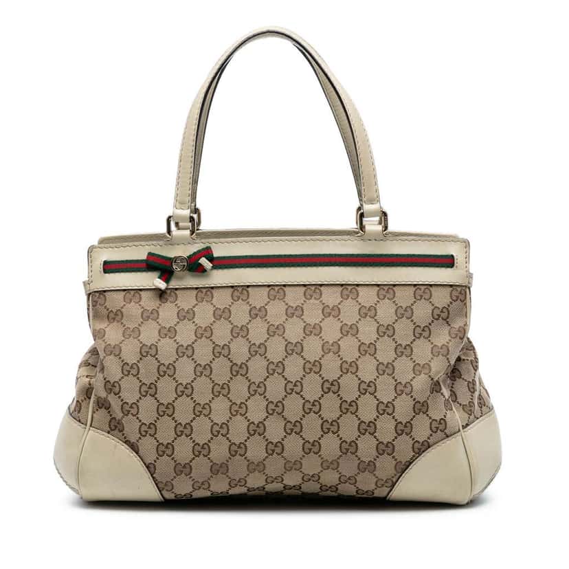 Gucci GG Canvas Mayfair Tote Brown Canvas Good condition - Front View
