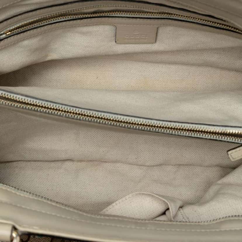 Gucci GG Canvas Mayfair Tote Brown Canvas Good condition - Model View